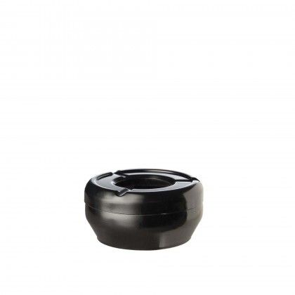 Cinzeiro Água Melamina Preto 10cm Cinzeiro Água Melamina Preto 10cm