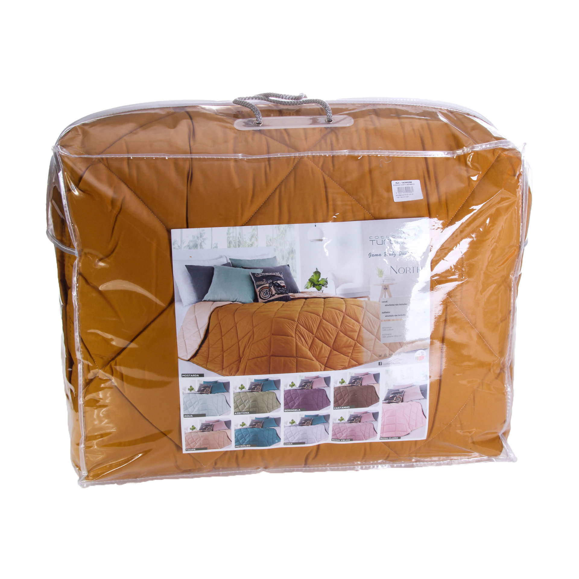 Edredão North Mostarda 240X260cm