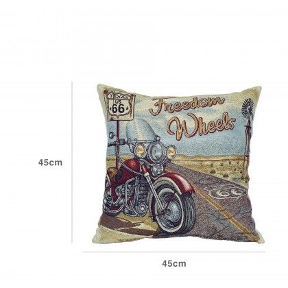 Almofada Decorativa Old School N.2 45X45cm