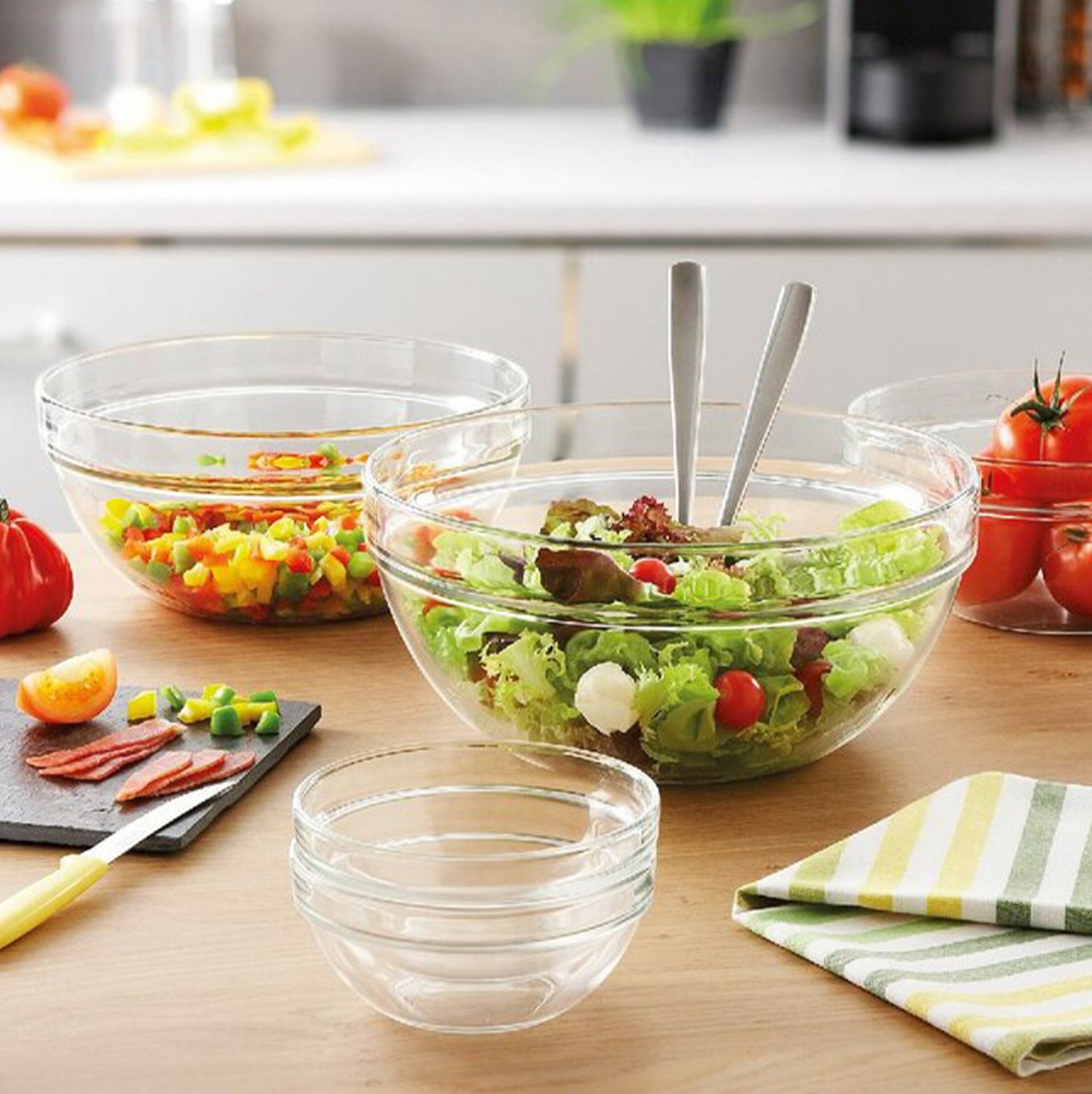 Saladeira Empilhável Arcoroc 15cl 9cm