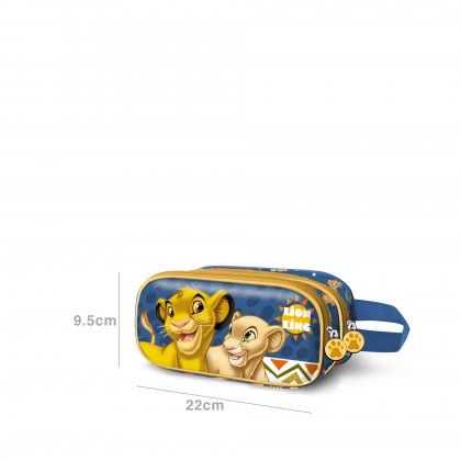 Porta Lpis 3D Rei Leo 22X9.5X8Cm