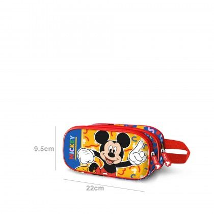 Porta Lpis 3D Mickey Mouse 22X9.5X8Cm