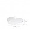 Caarola Porcelana Catering Mdia 2000ml 28X28X15cm