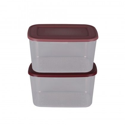 Caixa Hermtica Codil Trio Retangular com Rede 7000ml 29.5X19.5X16.5cm