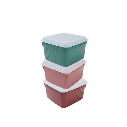 Caixa Hermtica Codil Trio Quadrada 800ml 12.5X12.5X8.2cm