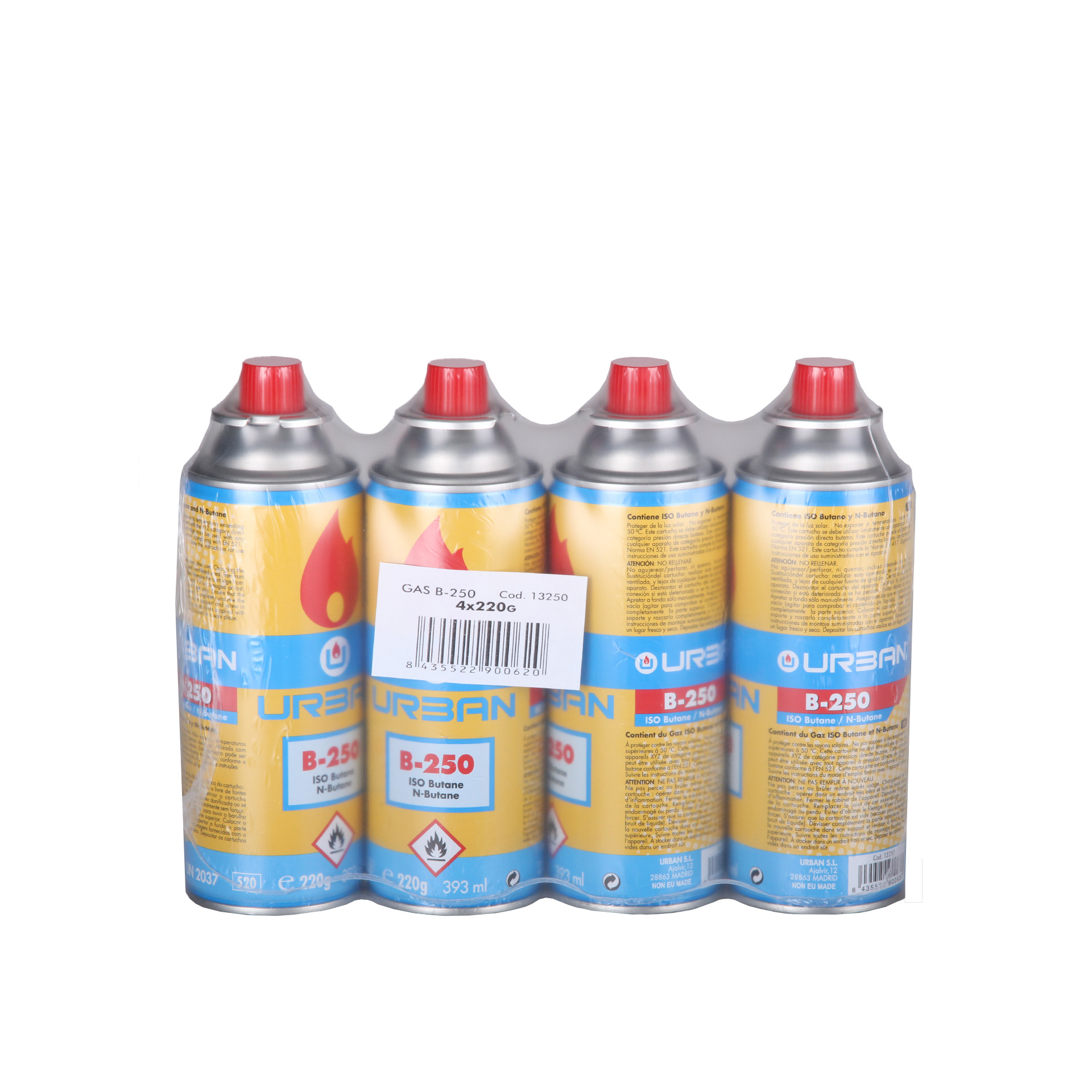 Botija Gás Butano 227GM