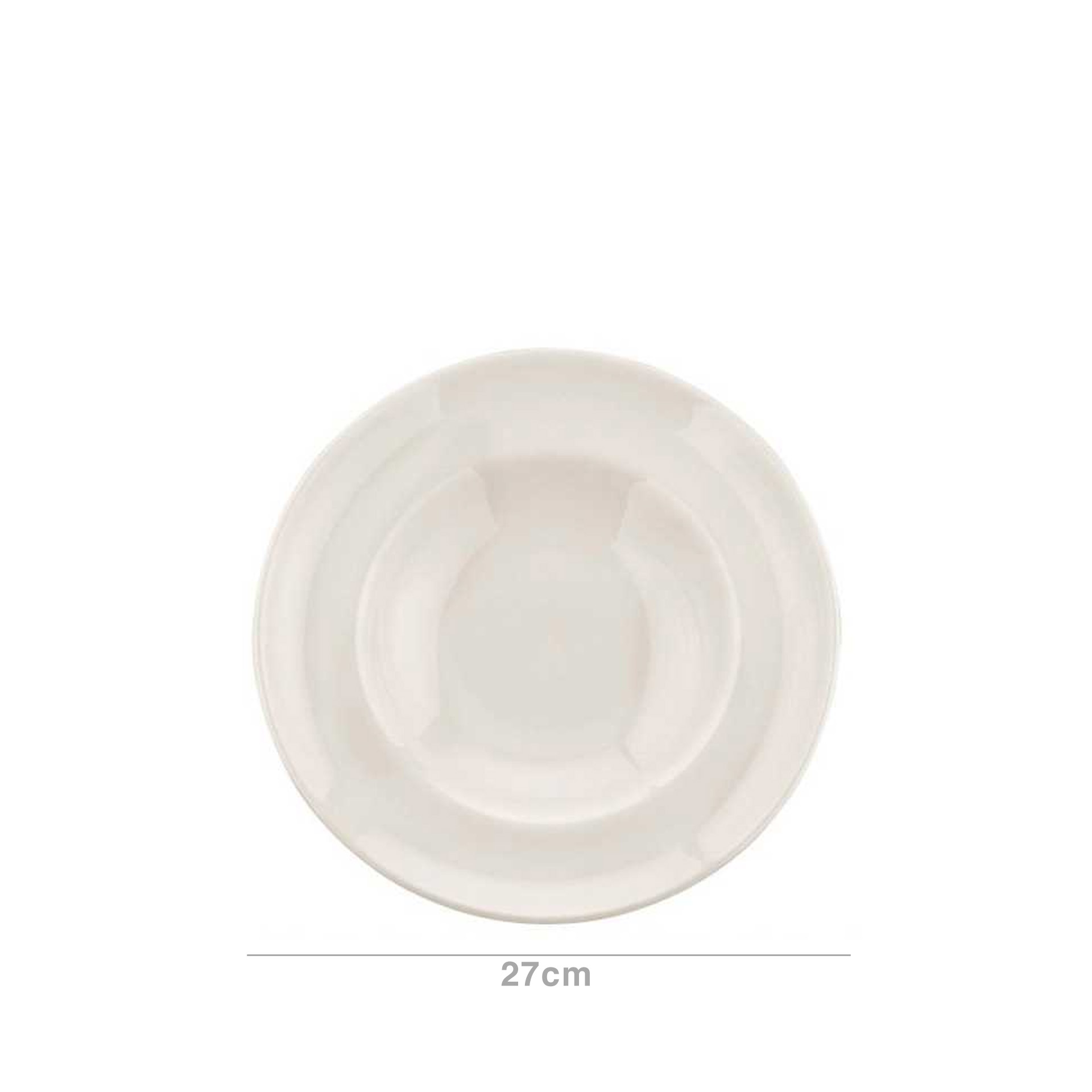 Prato Pasta Gourmet Branco 27cm