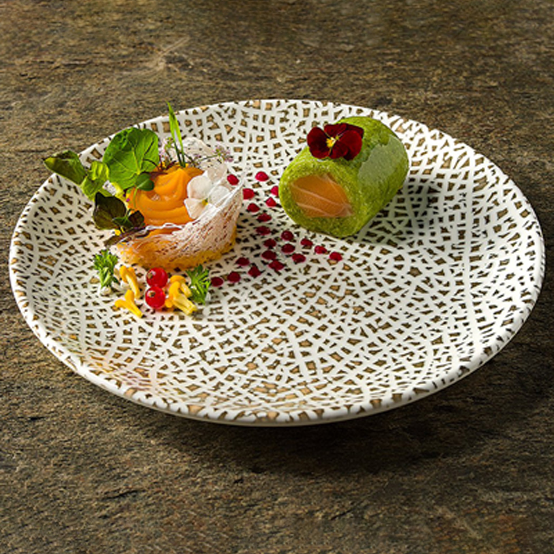 Prato Pão Taipan Gourmet Multicor 17cm