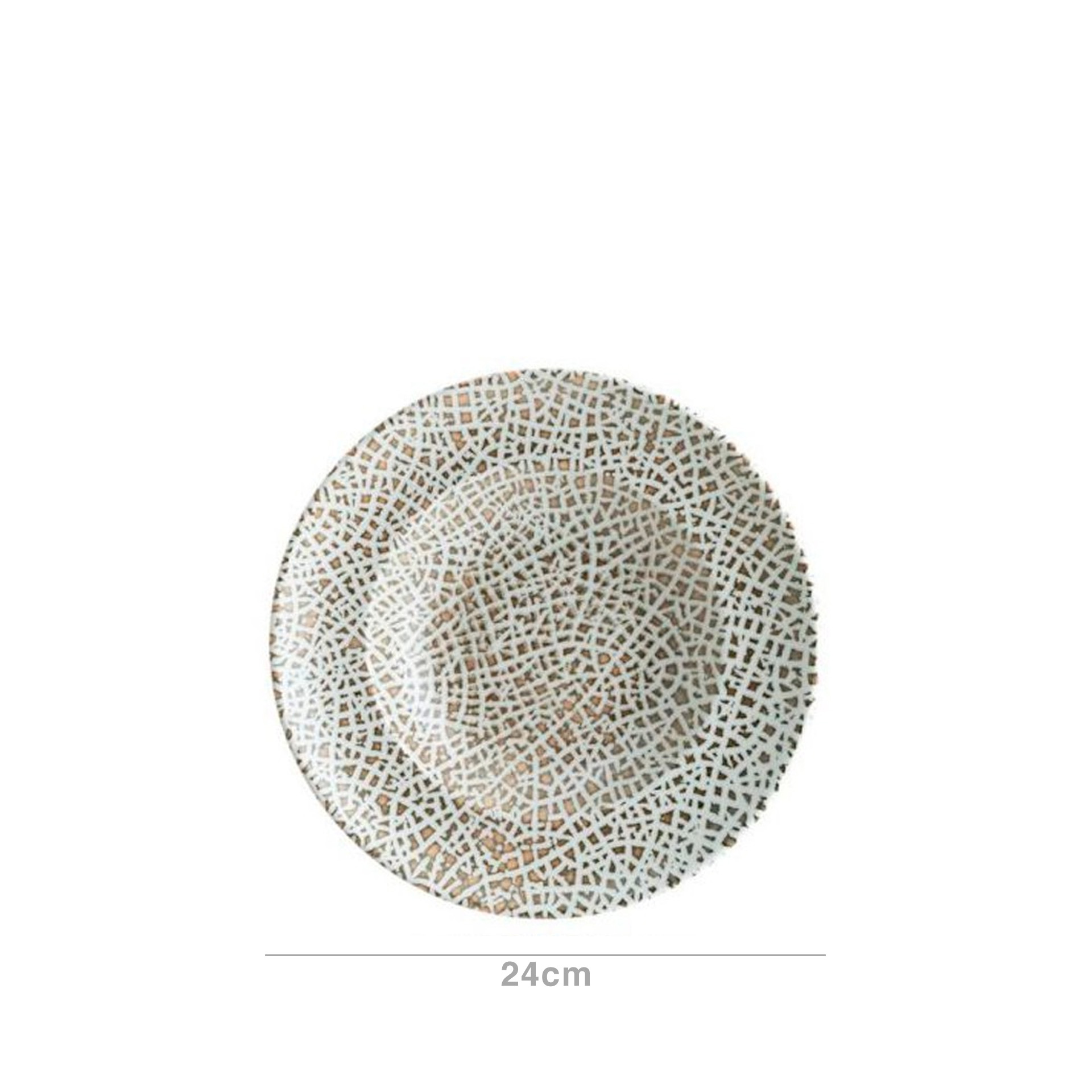 Prato Pasta Porcelana Taipan Gourmet Multicor 24X5cm