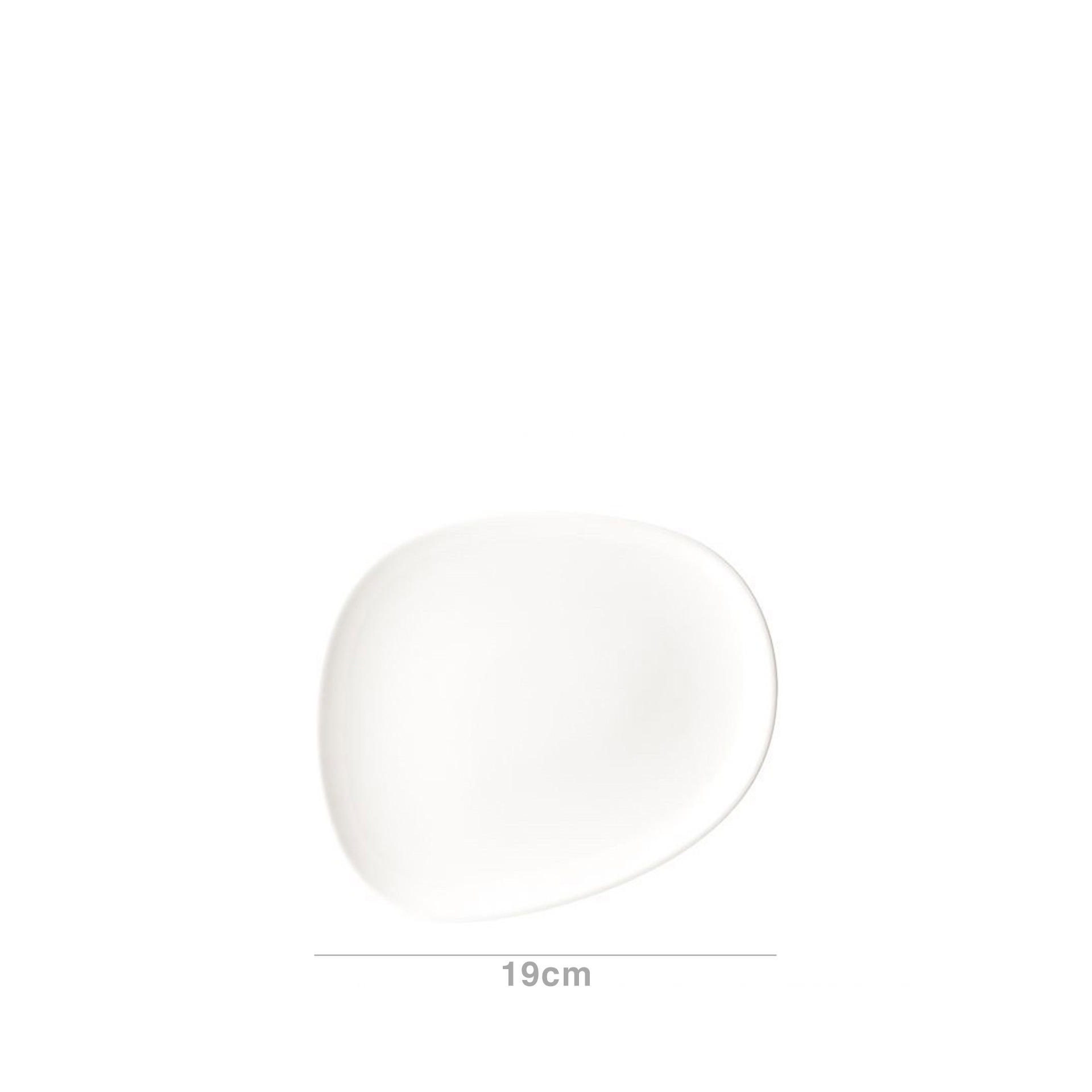 Prato Pão Porcelana Tango Branco 19X15cm