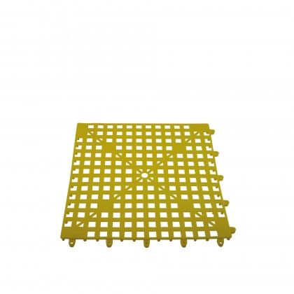 Tapete Bar Borracha 33X33cm Amarelo