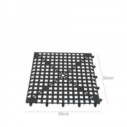Tapete Bar Borracha 33X33cm Preto