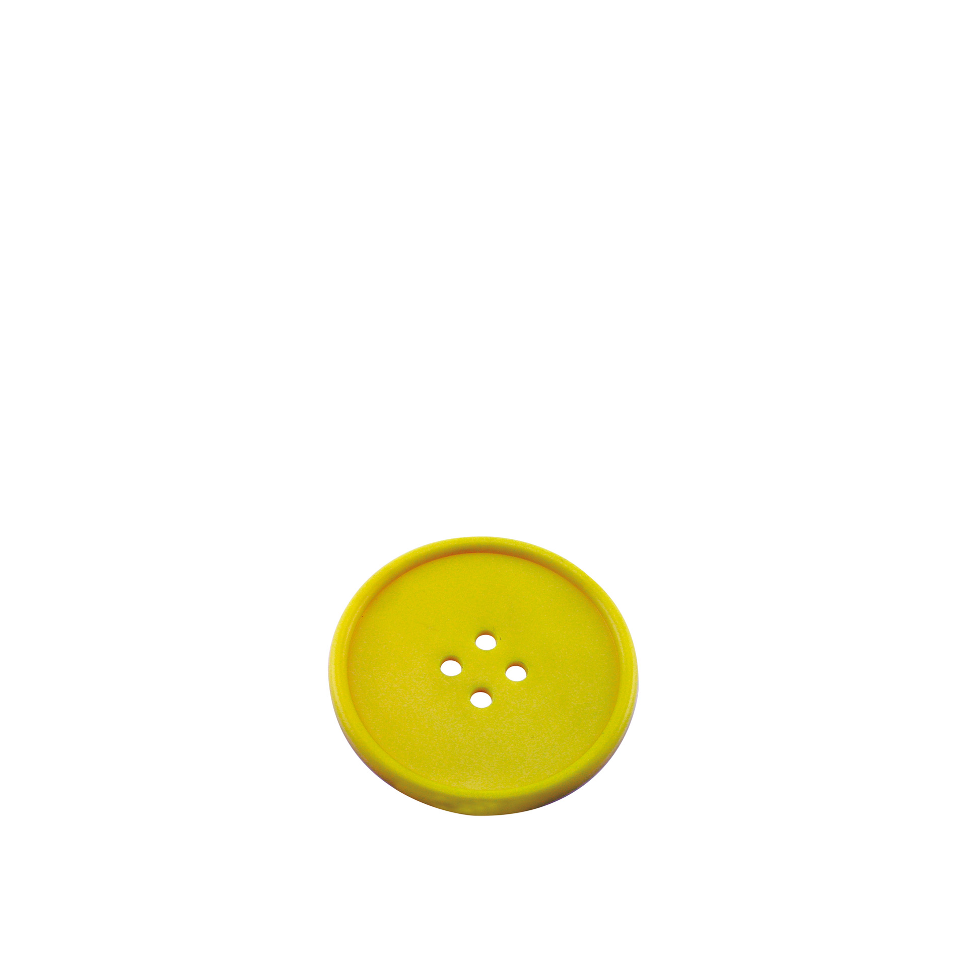 Base Copo Botão Borracha 10cm Pack 8 Amarelo