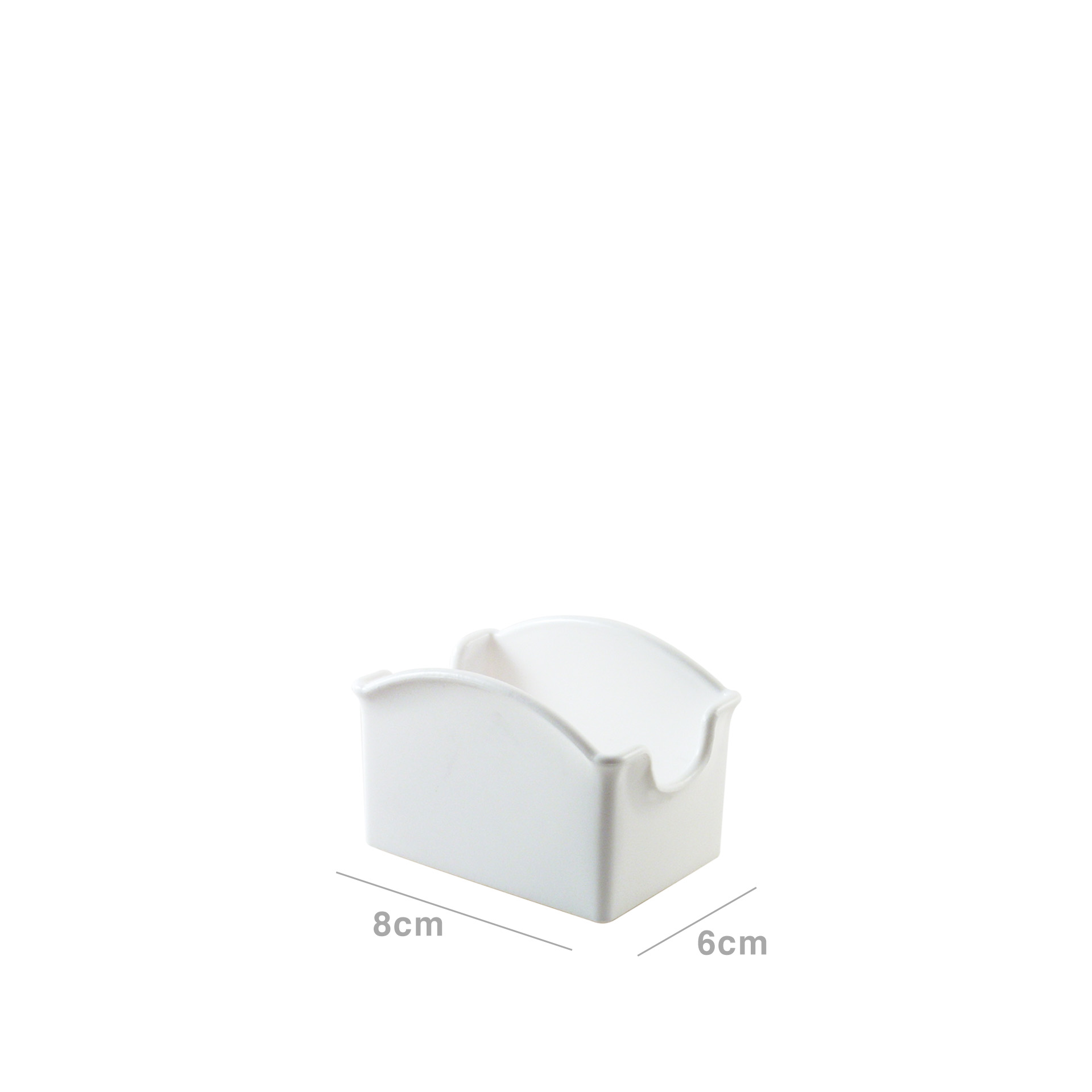Suporte Açucar Plástico Abs 8X6cm Branco