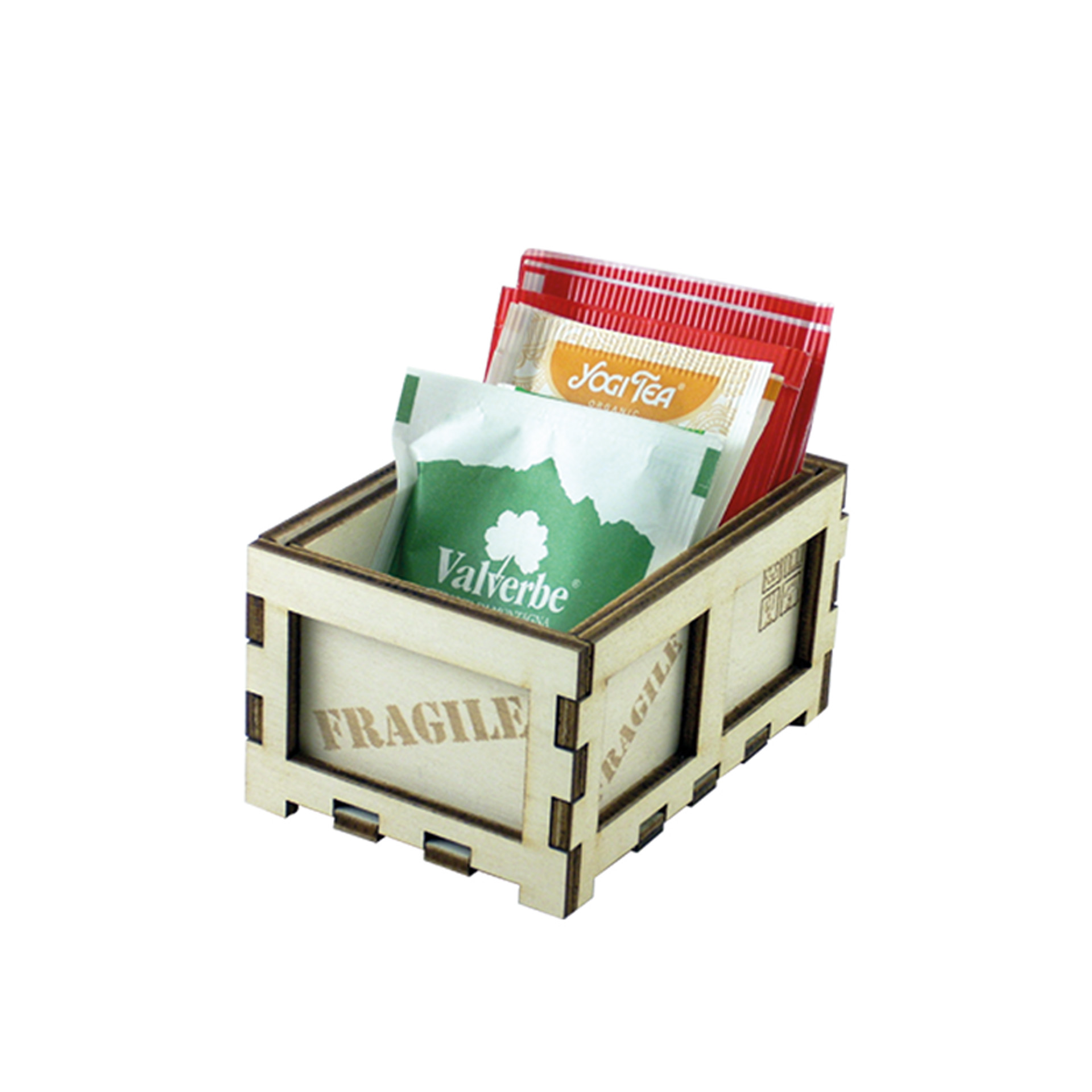 Caixa Madeira Faia Branco 6X10X5.5cm