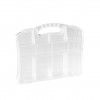 Mala Organizadora Plstica Multihobby com Divisrias e Asa Incolor 35X29X6cm