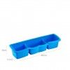 Caixa Esfrego Plstico Azul 40X11X9cm