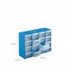 Caixa Ferramentas 16 Gavetas Plstico 22X8X15cm Azul