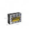Caixa Ferramentas Plstica 16 Gavetas 22X8X15cm Preto