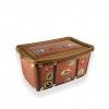 Caixa Arrumos Plstico Maleta Castanho 13l 40X27X19cm