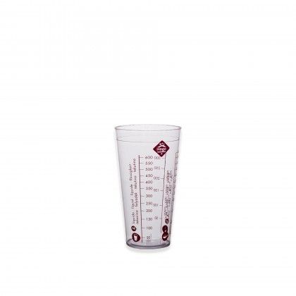 Copo Medidor Plstico Viena Luxe Redondo 750ml 9.7X17cm