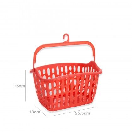 Cesto para Molas Plstico 25.5X18X15cm Cinzento