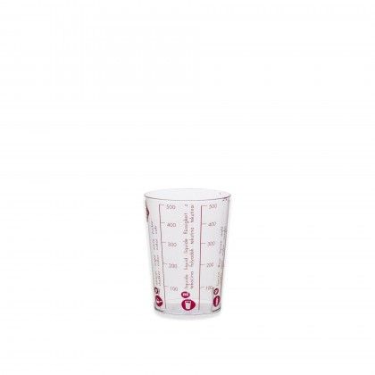 Copo Medidor Plstico Jovi Luxe Redondo 500ml 8.9X12cm