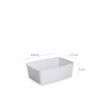 Tabuleiro Plstico Frigo Turin Branco 2l 22X17X7cm