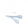 Pina Salada Plstico Branco 24cm