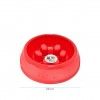 Comedouro Plstico Dogo Lento Vermelho 1.9l 28X8cm