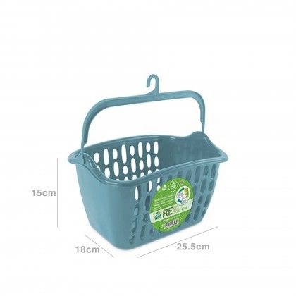 Cesto para Molas Plástico 25.5X18X15cm Azul Cesto para Molas Plástico 25.5X18X15cm Azul