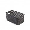 Cesto Multiusos Plstico Rattan 5l 28X16X13cm Castanho