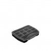Caixa Organizadora Dividida Plstico Preto 25X20X4cm