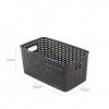 Cesto Multiusos Plstico Rattan 5l 28X16X13cm Castanho