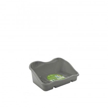 Suporte Esfrego com Grelha Plstico Cinzento 21X13X9.5cm