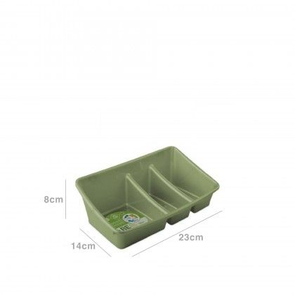 Caixa Esfrego Plstico Verde 23X14X8cm