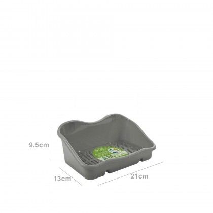 Suporte Esfrego com Grelha Plstico Cinzento 21X13X9.5cm