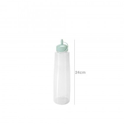 Frasco Molhos Chef com Dispensador Plstico Incolor 500ml 6.5X24cm