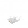 Tabuleiro Plstico Frigo Oporto Branco 2.2l 19X14.5X6cm