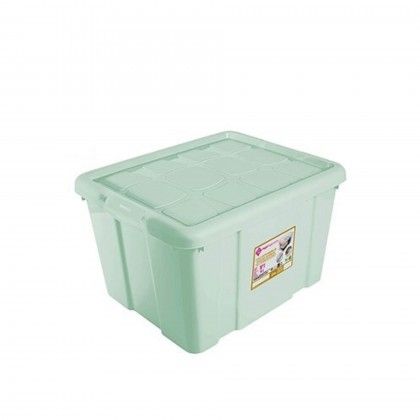 Caixa Arrumos Plstico New Box 16l 39.6X29.6X21.5cm Verde