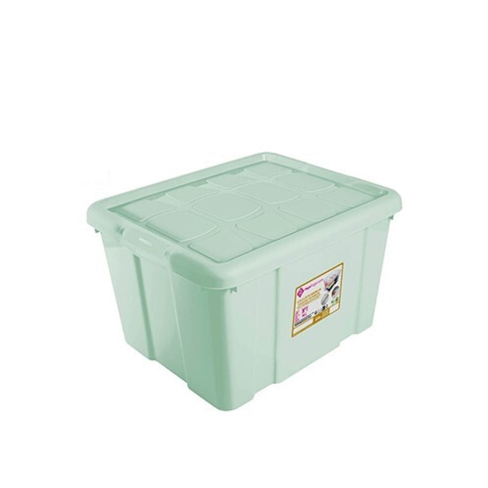 Caixa Arrumos Plástico New Box 16l 39.6X29.6X21.5cm Verde