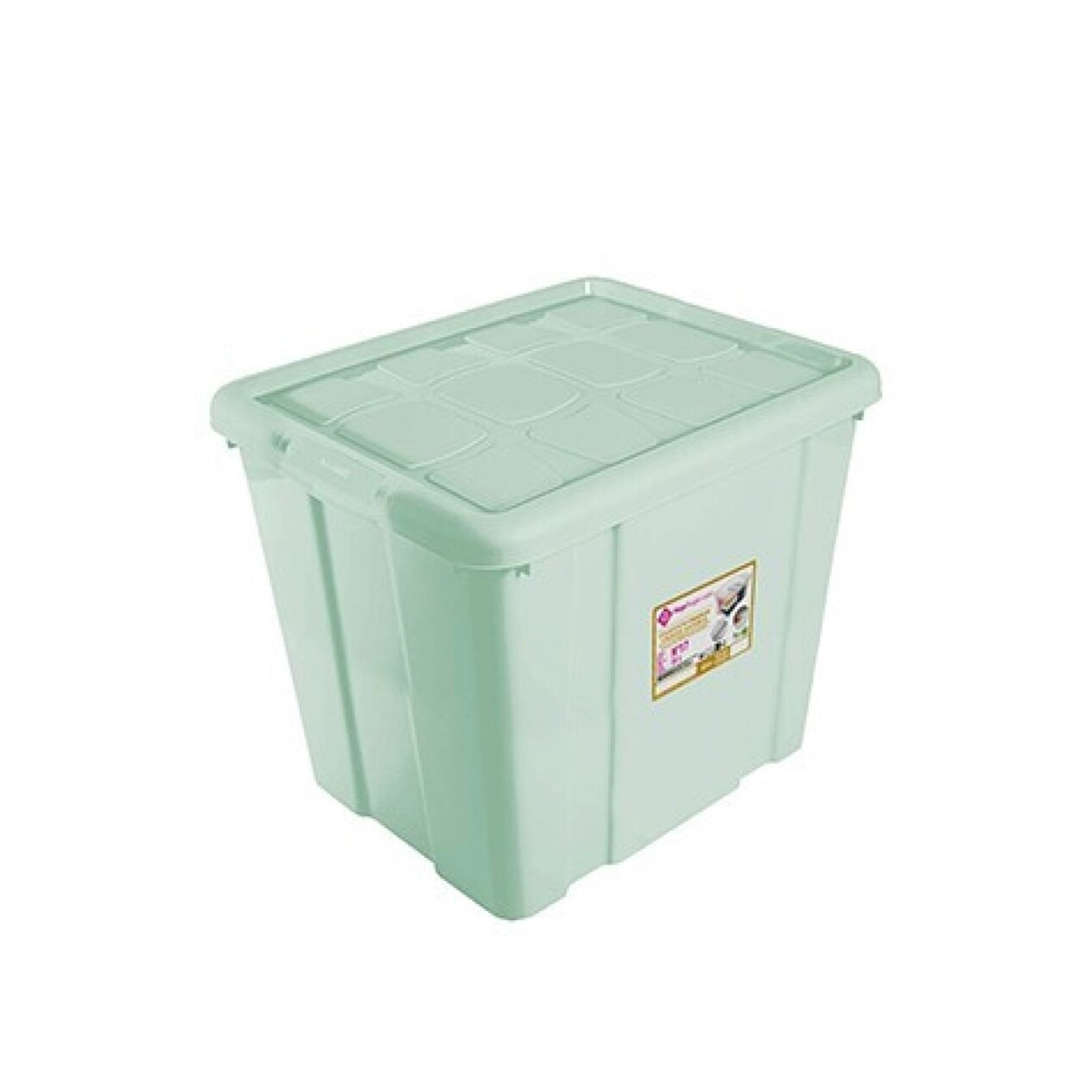 Caixa Arrumos Plástico New Box 35l 42.2X35X35.5cm Verde