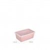 Caixa Hermtica Hega Retangular Pastel Rosa 1000ml 18X12X7cm