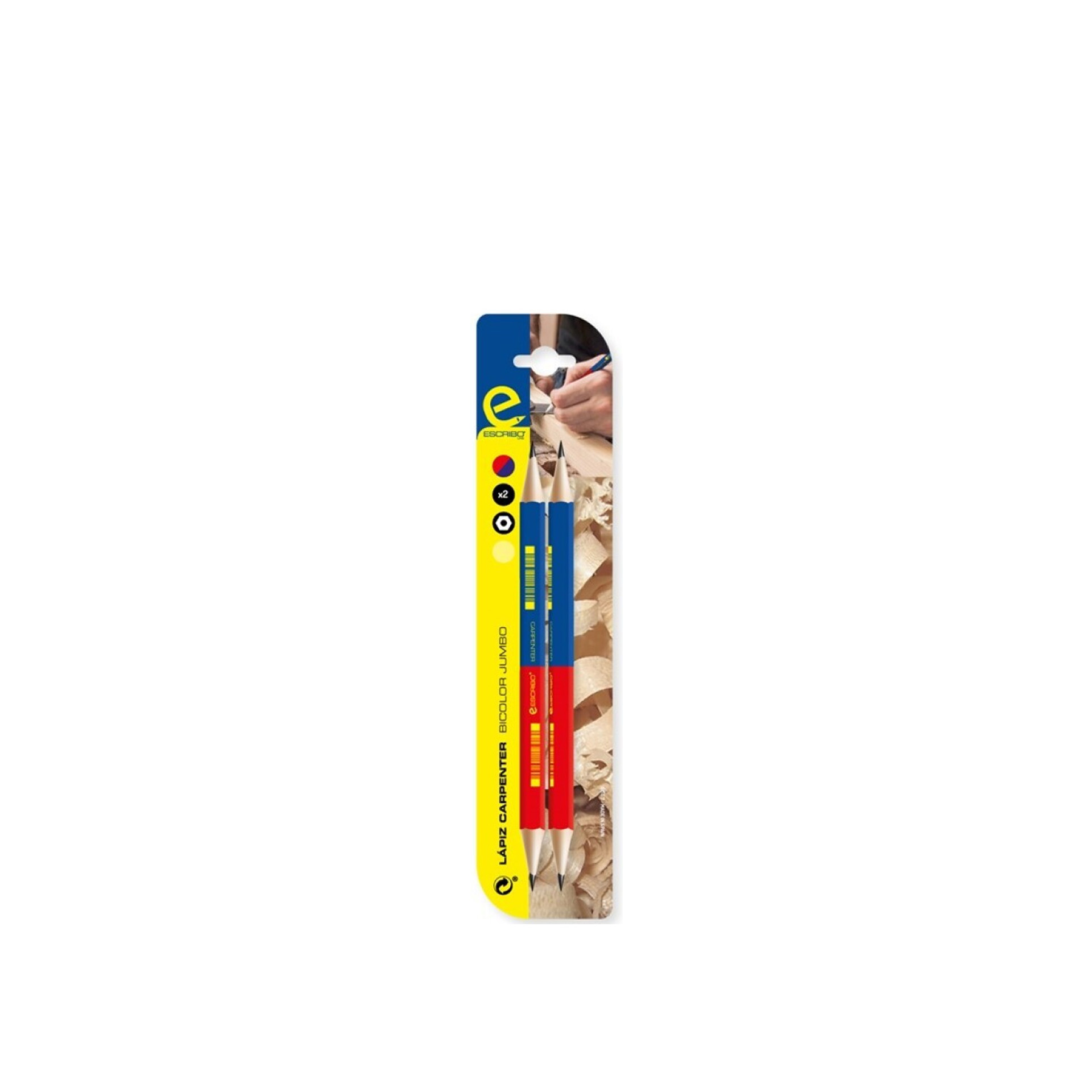 Lápis Bicolor Jumbo Pack 2