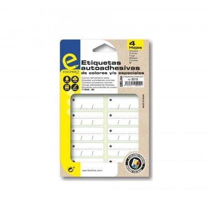 Etiqueta Adesiva Congelados Branco 50X20mm Pack 56