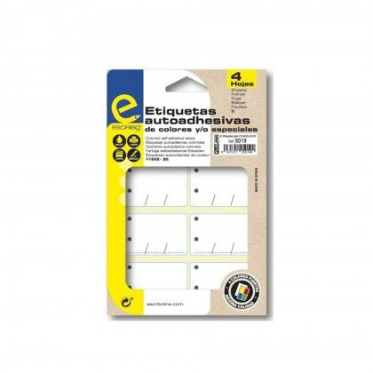 Etiqueta Adesiva Congelados Branco 53X34mm Pack 32