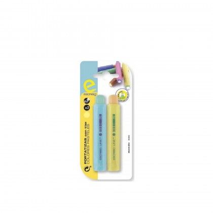 Porta Giz Multicor 10cm Pack 2