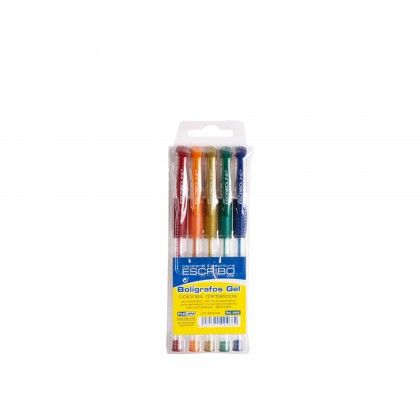 Caneta Gel Metal Pack 5 Multicor Caneta Gel Metal Pack 5 Multicor