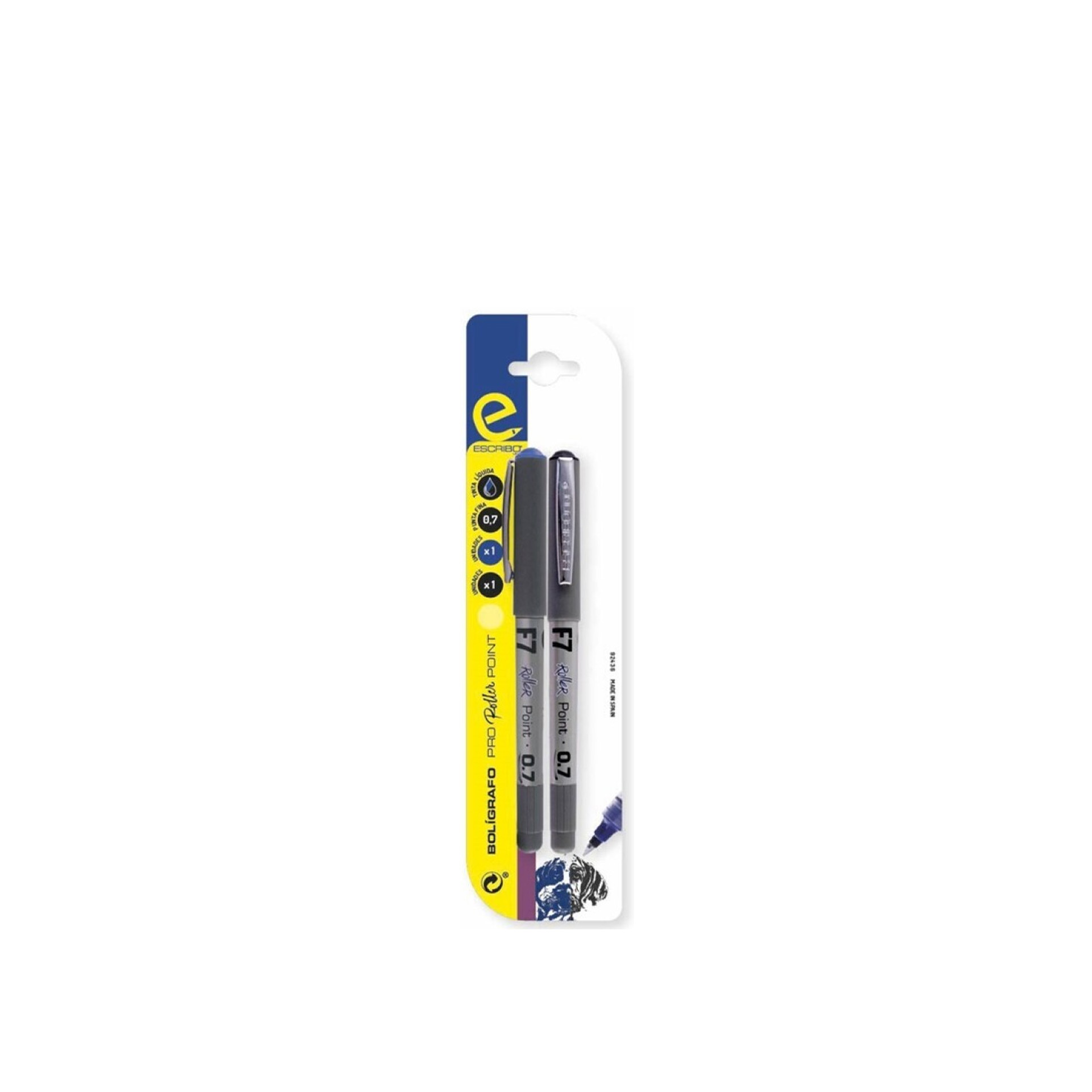 Caneta Roller Multicor 0.7mm Pack 2
