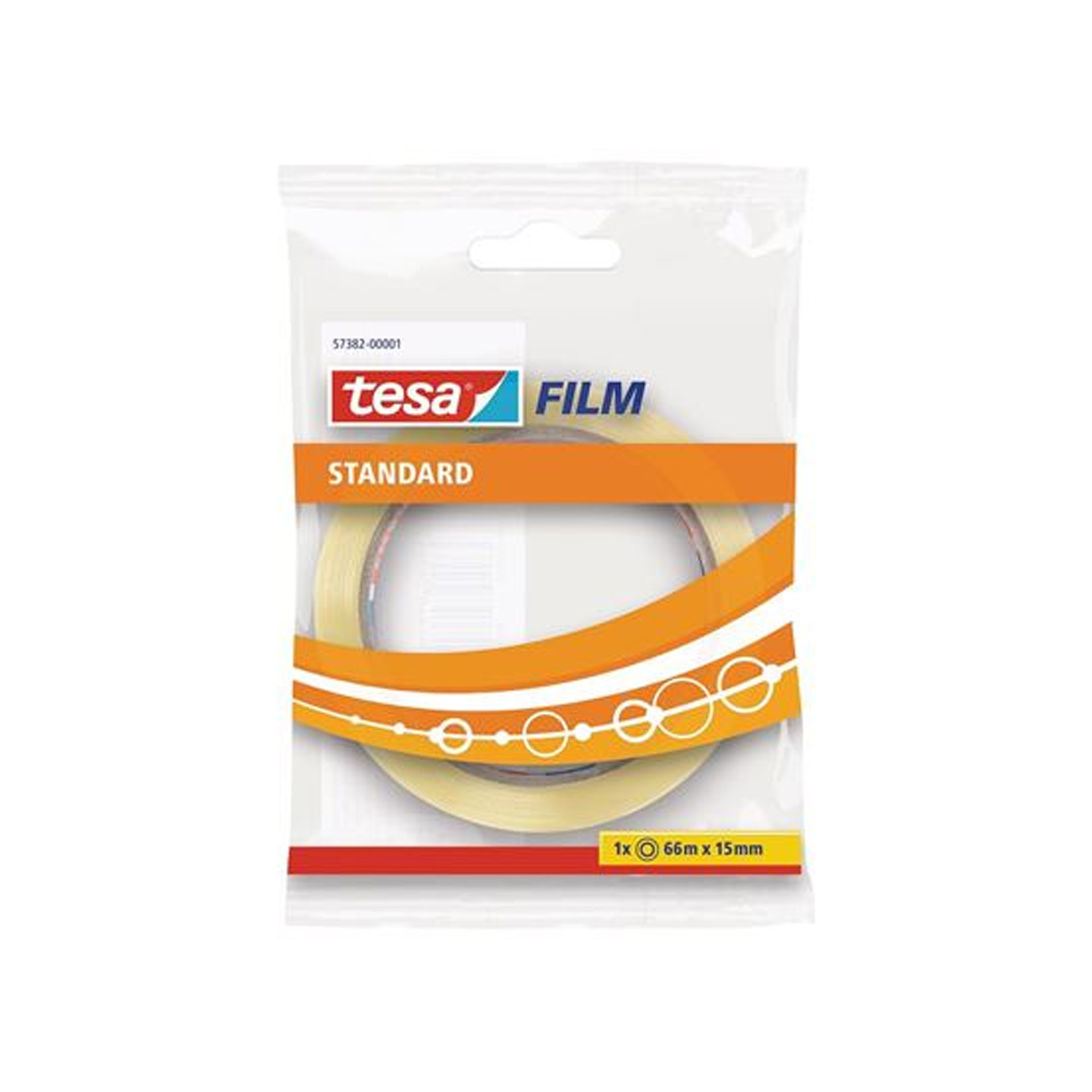 Rolo Fita Cola Tesa 15mmx66m Transparente